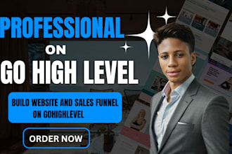 build high converting salesfunnel in gohighlevel, ghl, systeme io, funnelish