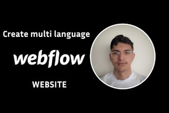 develop a multilingual webflow website