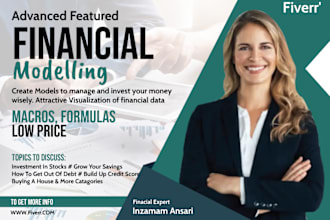 build custom financial models, forecasts, and projections