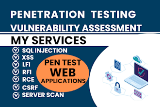 do advanced penetration testing and find vulnerability