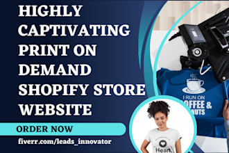 build print on demand etsy printful printify dropshipping shopify store website
