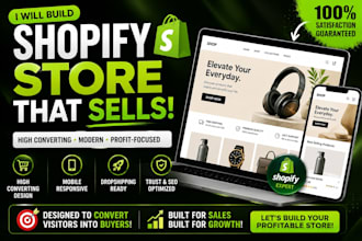 setup shopify store and shopify website