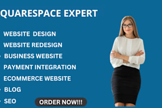 build squarespace website, squarespace redesign, ecommerce, blog