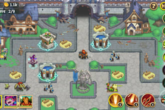 develop clicker tower defense game, rpg clicker video game, godot shooting game