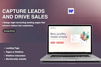 develop stunning webflow websites build professional webflow websites expert