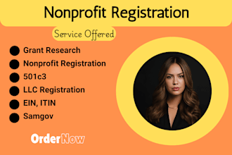 do grant research nonprofit business registration 501c3 llc ein samgov