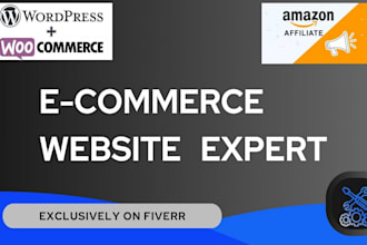 build ecommerce website by woo commerce wordpress