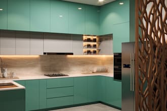 do 3d model and 2d elevations for modular kitchen and rooms