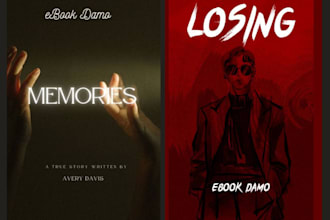 design modern ebooks cover, book cover art
