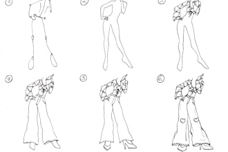 draw step by step fashion tutorial