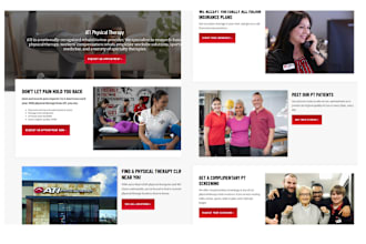 design therapy website, aba website, staff agency, medical healthcare website
