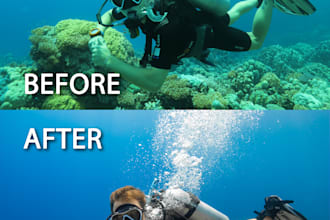 make your underwater photo unforgettable