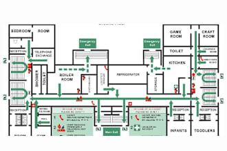 design evacuation, hydrant block, fire protection, fire safety