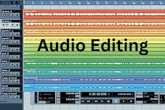 do audio editing to clean, polish, and perfect your sound