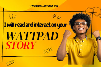 read, comment on and promote your wattpad story