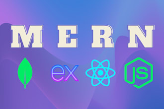 develop a custom full stack web application as expert mern stack developer,react