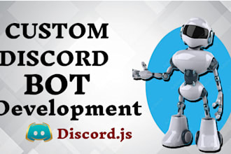 create custom discord bots with node js for you