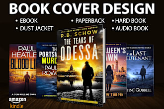 do professional book cover design, ebook, paperback, kdp, non fiction minimalist