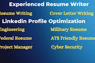 craft job winning resume for federal usajob, engineering, cover letter linkedin