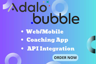 develop bubble website or bubble app in bubble io