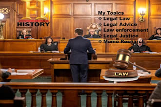 do business law, law enforcement, legal research, legal advice, and memo tasks