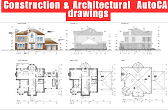 do construction and architectural drawings in autocad