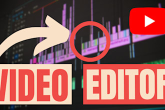 do professional video editing for your youtube channel