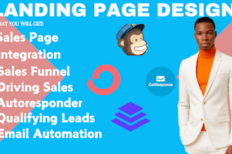 do customize landing page via convertkit beehive mailchimp getresponse