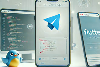 do flutter mobile app development with responsive UI