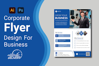 design professional corporate flyer for business