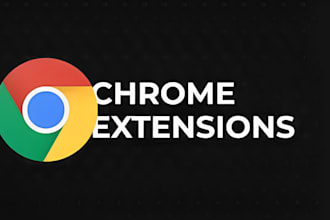 fix or create chrome extension, browser extension, web scraping
