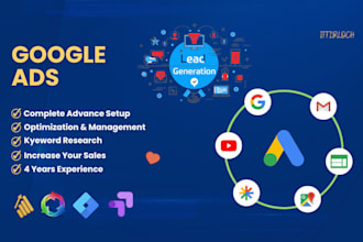setup and optimize google ads campaigns search and pmax