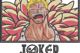 do  anime embroidery designs