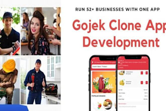 develop multi service app on demand app and handyman like gojek clone