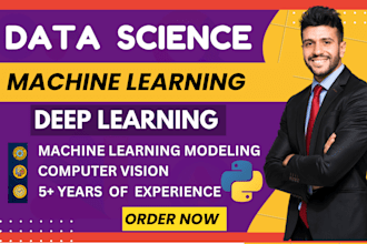 do ai machine learning, deep learning, data science projects in python and r