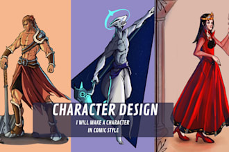character design in comic style