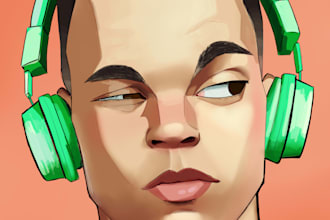make a digital portrait for you