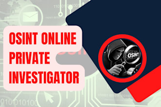 osint online private investigator person or company background check