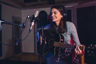 produce a heavy metal hard rock song for tech house edm as a vocalist singer