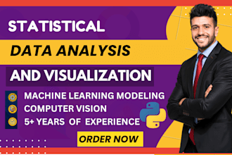 do statistical data analysis and data visualization using python and rstudio