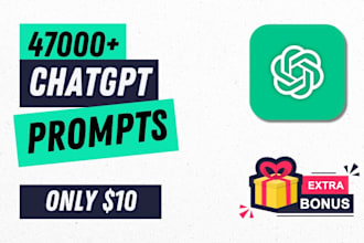 provide 47,000 premium chatgpt prompts for every purpose