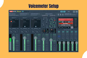 setup voicemeter for your PC, recording or streaming