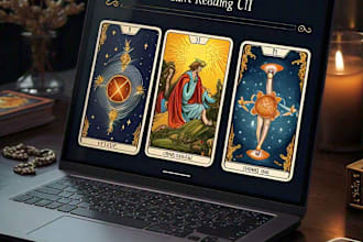 design spiritual tarot reading website psychic website tarot reading website