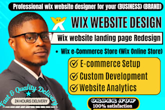 build wix website design, wix redesign, wix website development wix redesign SEO