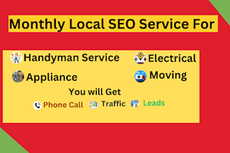do local SEO service for handyman moving and appliance company