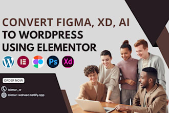 convert figma to wordpress, figma to elementor