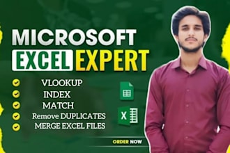 create or fix your vlookup, index, match and merge excel files