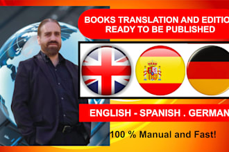 translate and edit your books in english, spanish and german