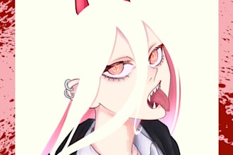 draw anime fanarts of any character, oc, nsfw, fursona