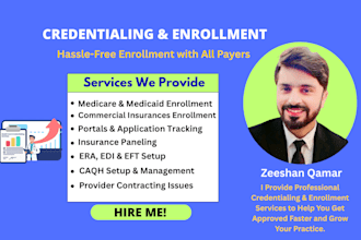 do insurance credentialing, medical billing and coding